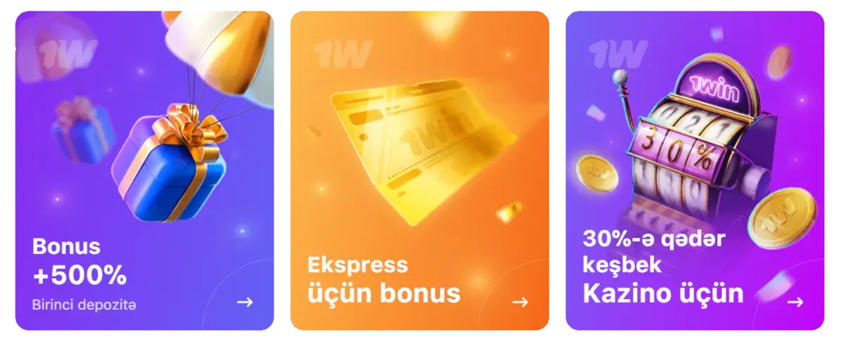 Proqramın quraşdırılmasına görə 100$ 1Win Bonuslar